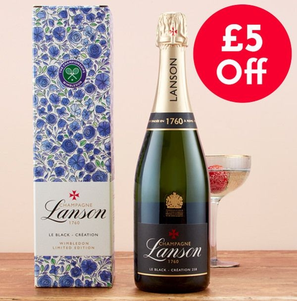 Lanson Le Black Creation Wimbledon Giftbox Limited Edition WAS Â£42 NOW Â£37