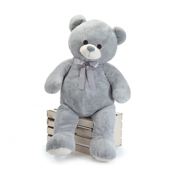 Plush 40" Gray Bear