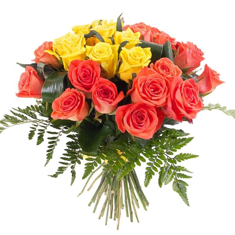 33 yellow orange roses (Standard)