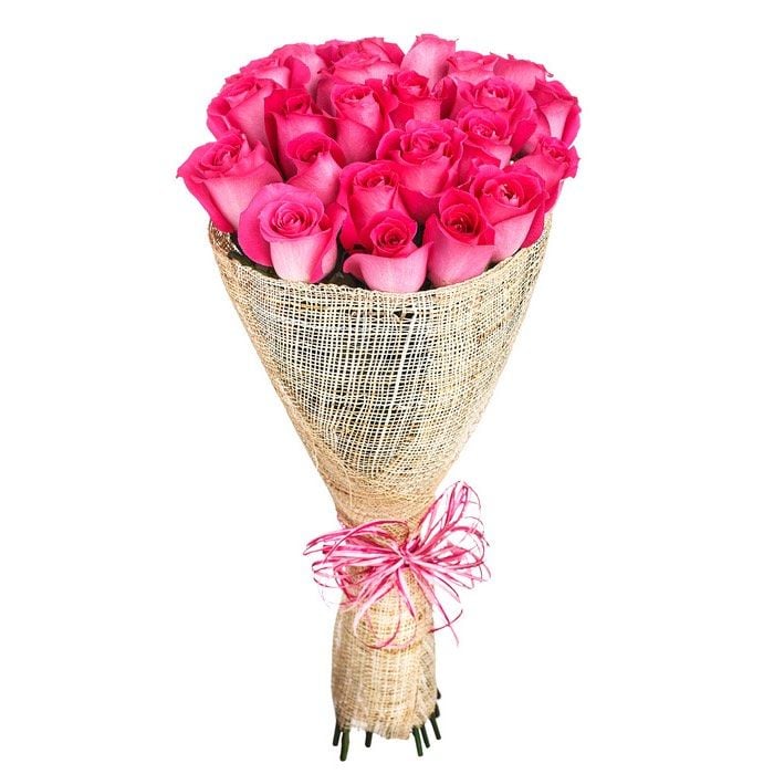 pink roses bouquet (Medium)