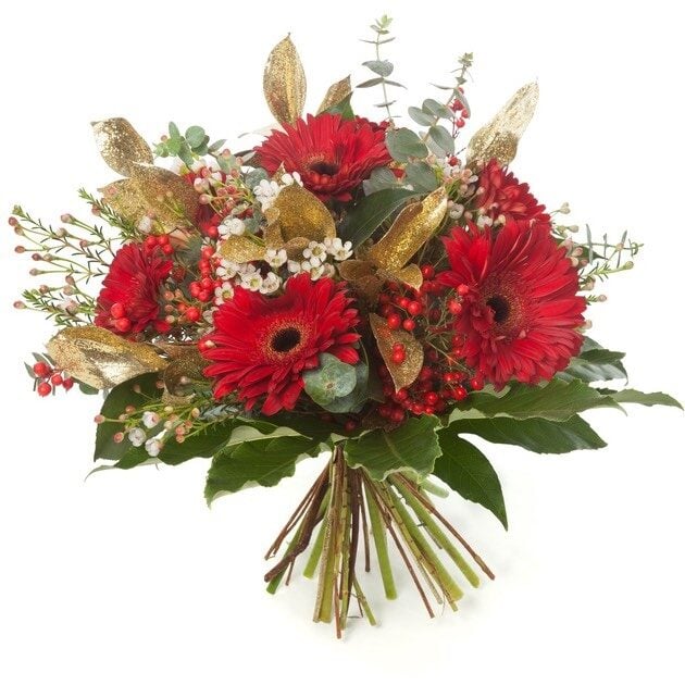 christmas bouquet with gerberas (Standard)