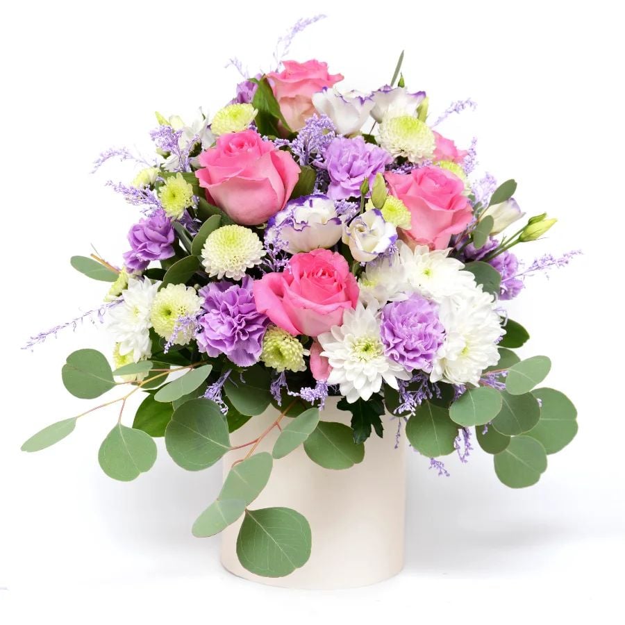 pink and purple hatbox (Standard)