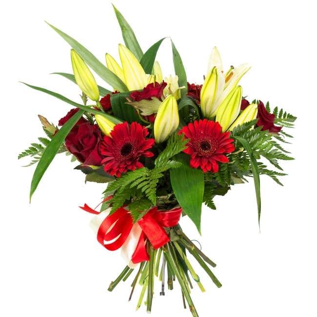 roses gerberas lilies (Medium)