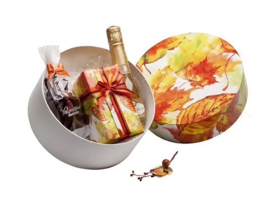 Autumn Leaves Hatbox 3