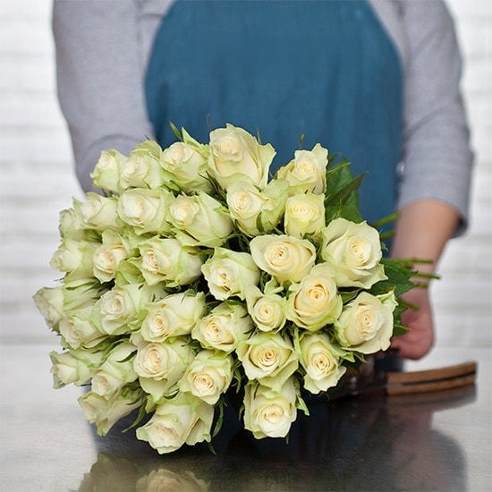 Pure White (25 stems)