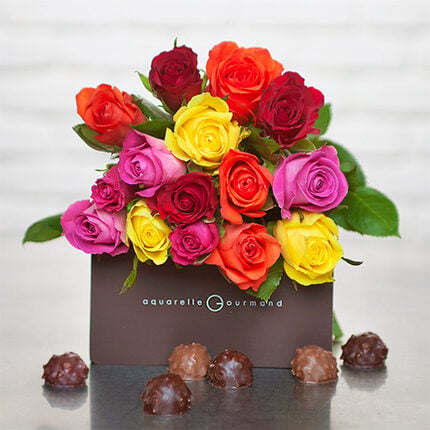 Ballotin of rochers and roses (300 g)