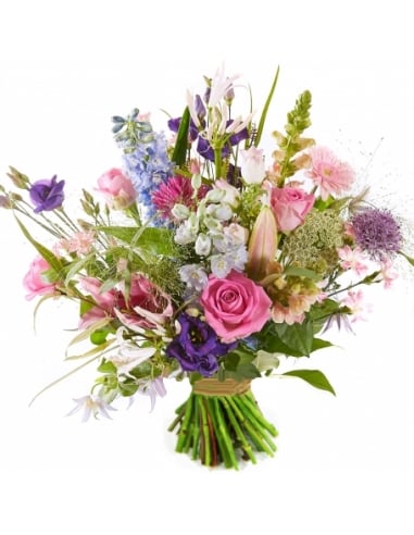 Wild fieldflower bouquet pink (Small)