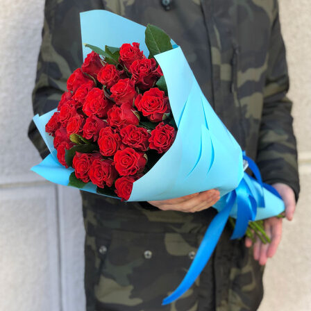 25 red roses 50 cm (Usual)