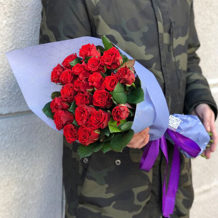 21 red rose 50 cm (Usual)