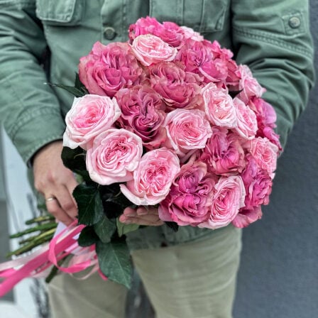 Bouquet of 25 assorted Ecuadorian peony roses (Usual)