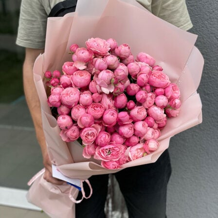 21 spray peony rose Silva Pink (Usual)
