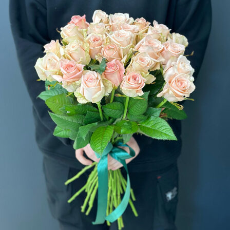 25 pink roses 60 cm (Usual)