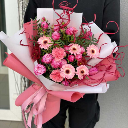 Author's bouquet of flowers "Trinity" (Usual)