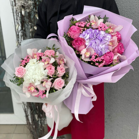 Bouquet of flowers in the assortment "Lovely" (Usual)
