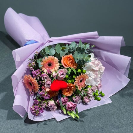 Author's bouquet of flowers «With Love» | size M (Usual)