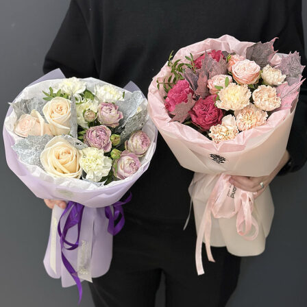 Author's bouquet of flowers "Violet" (Usual)