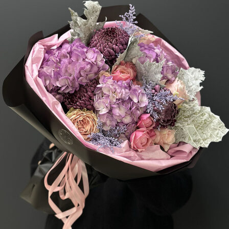 Author's bouquet of flowers "Purple Symphony" (Usual)