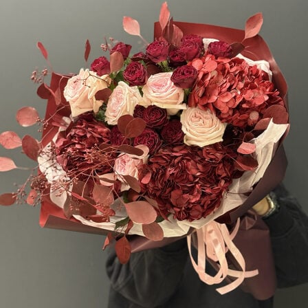 Bouquet of flowers "Burning Love" (Usual)
