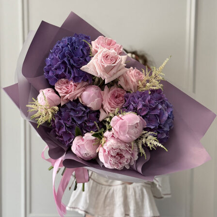 Bouquet of flowers "Amethyst Charm" (Usual)