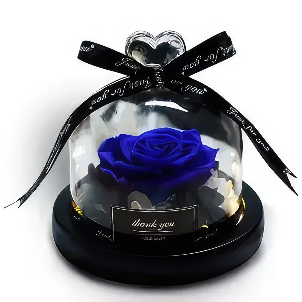 Blue Preserved Rose