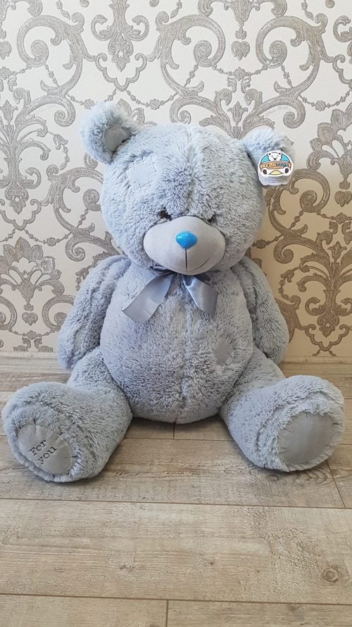 Soft Toy Teddy Bear Gray 70 Cm.
