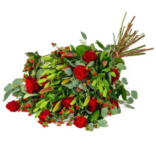 Funeral bouquet - Red (Small)