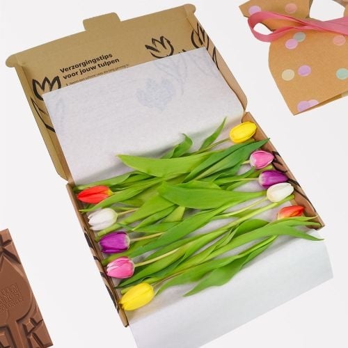 Letterbox Mixed Tulips