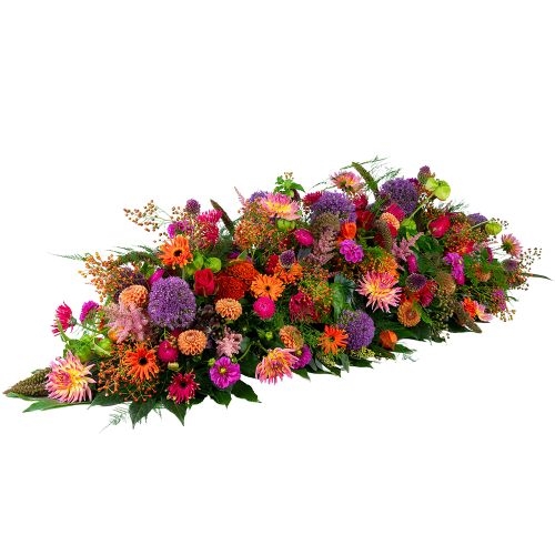 Full coffin cover colorful 180-200 cm