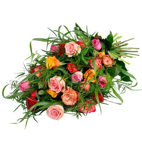 Funeral bouquet mixed roses (70cm)