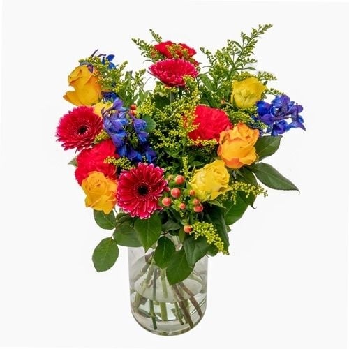 Bouquet Of Variegated Flowers (Small)