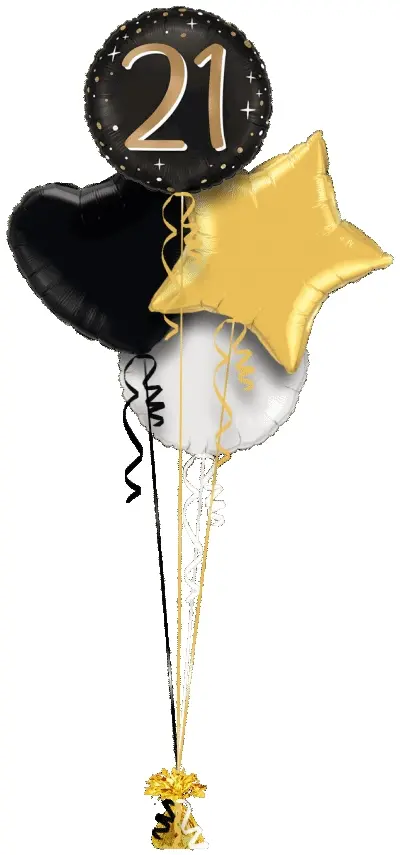 21 Gold and Black
