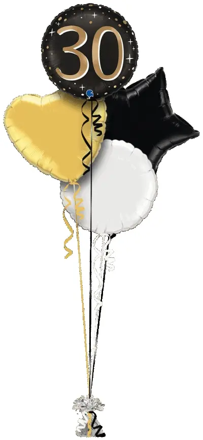 30 Gold and Black
