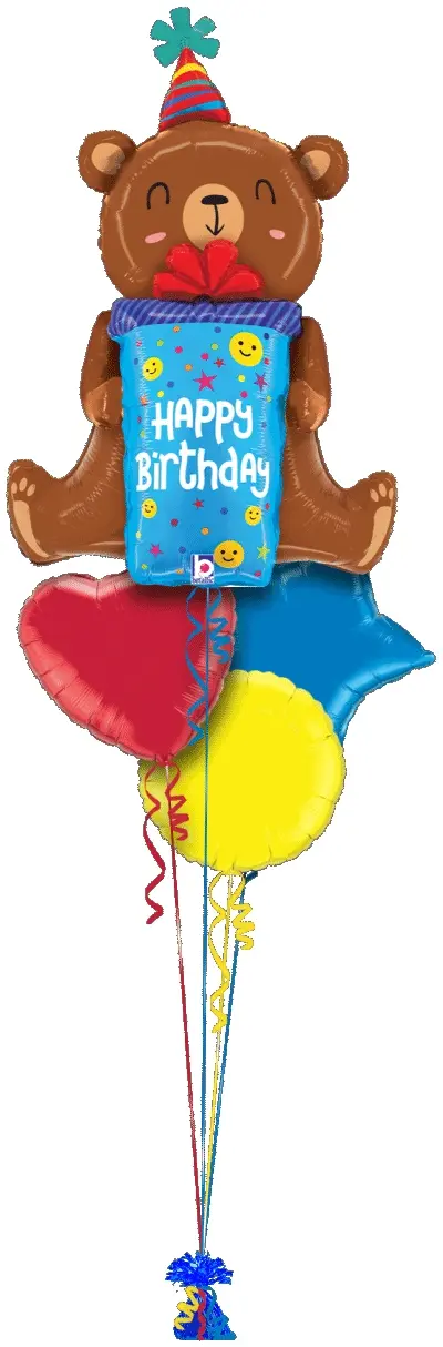 Birthday Bear with Present