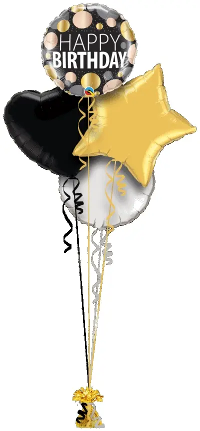 Birthday Big Metallic Dots
