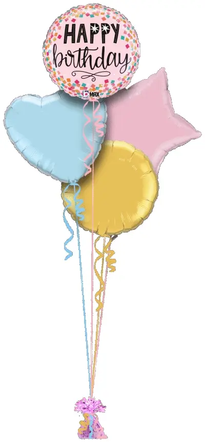 Birthday Pink Confetti