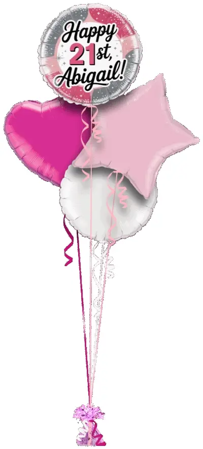 Birthday Silver and Pink Elegance