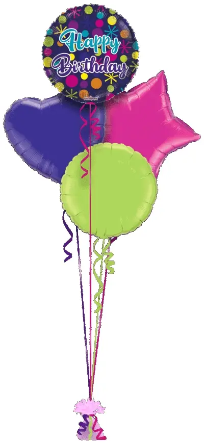 Bright Birthday Dots