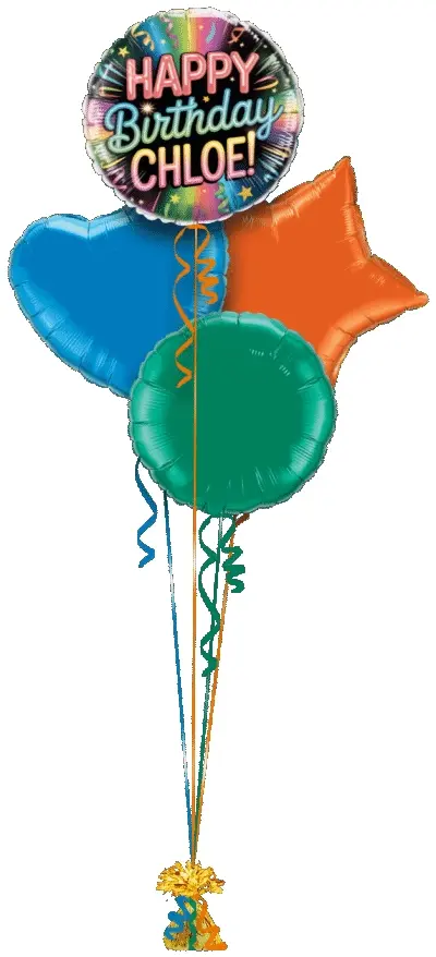 Colour Burst Birthday Balloon