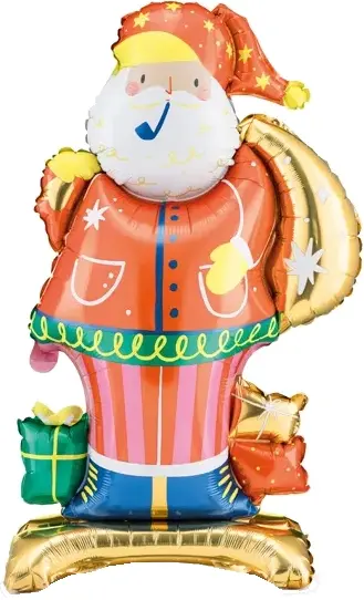 Father Christmas Floor Standing Balloon
