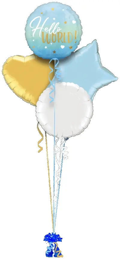 Hello World Blue