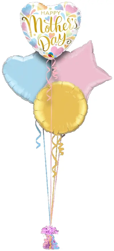 Mothers Day Pastel Hearts