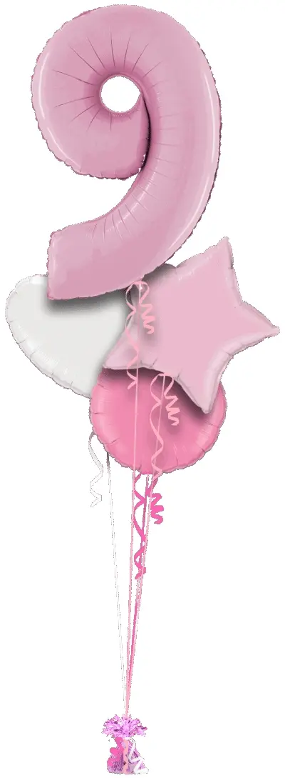 Pastel Pink Big 9