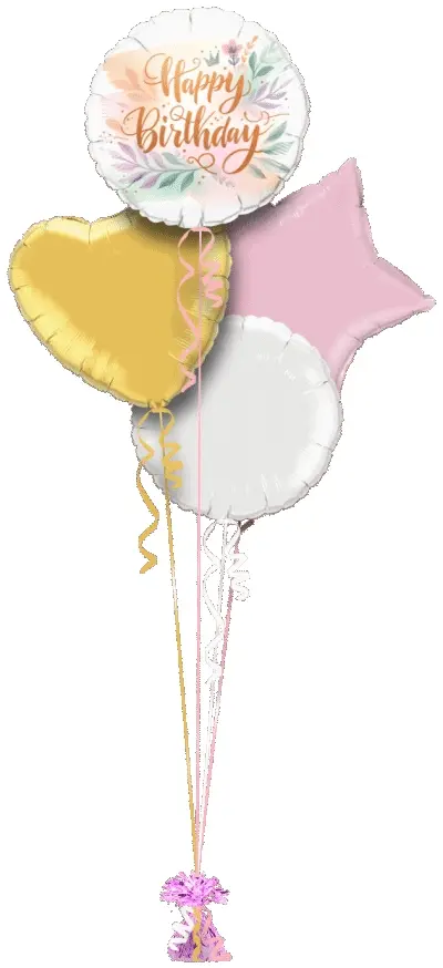 Pastel and Gold Birthday
