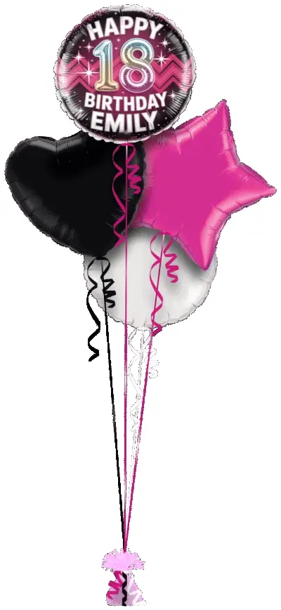 Pink Glitter 18th Birthday