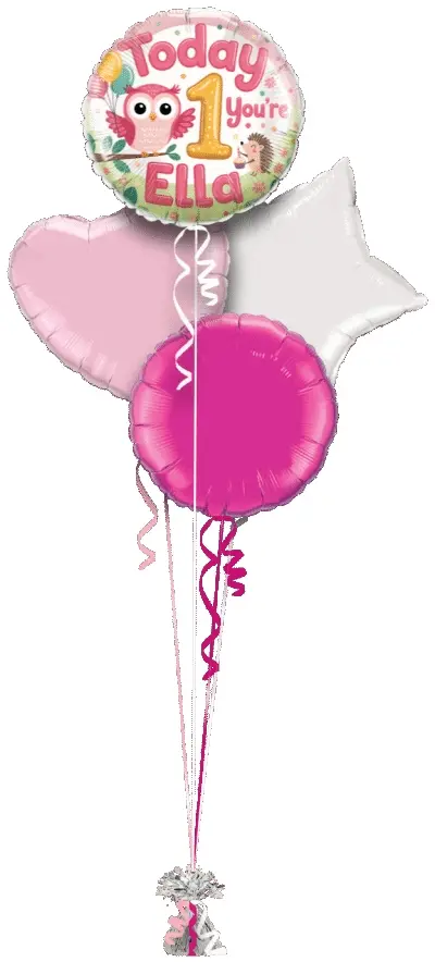Pink Owl First Birthday