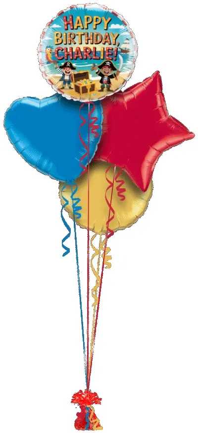 Pirate Treasure Birthday Balloon