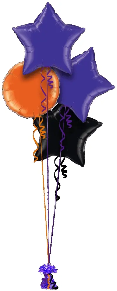 Purple, Orange and Black