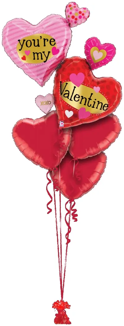 You're My Valentine Multi Hearts