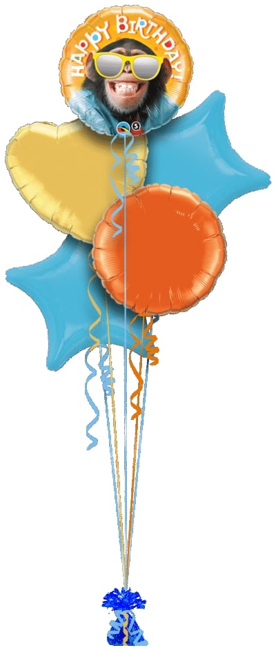 Chimp Smiling Birthday
