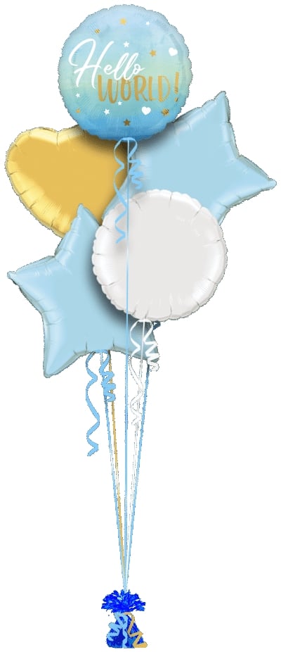 Hello World Blue